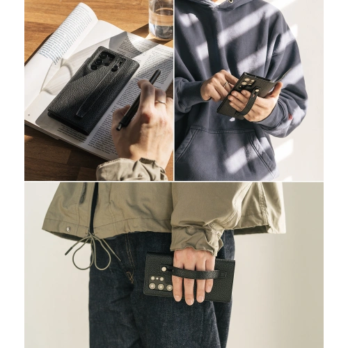 Etui Ringke Folio Signature EZ Strap Samsung Galaxy S22 Ultra Black