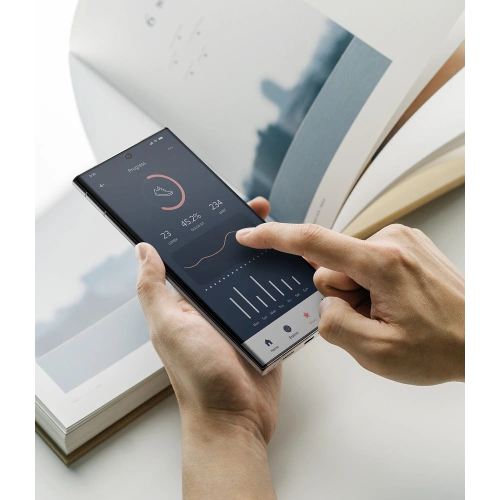 Folia hydrożelowa Ringke Dual Easy Full Cover Samsung Galaxy S22 Ultra Case Friendly