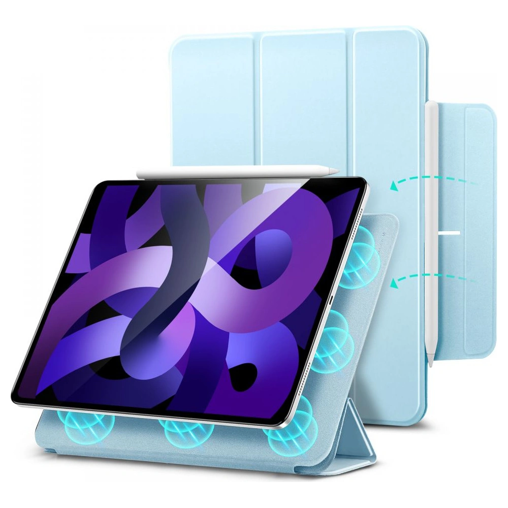 Hurtownia GSM - Etui ESR Rebound Magnetic Apple iPad Air 10.9 2020/2022 (4. i 5. generacji) / iPad Air 11 2024 (6. generacji) Sky Blue - ESR485SKYBLU - {ean13} - Hurt