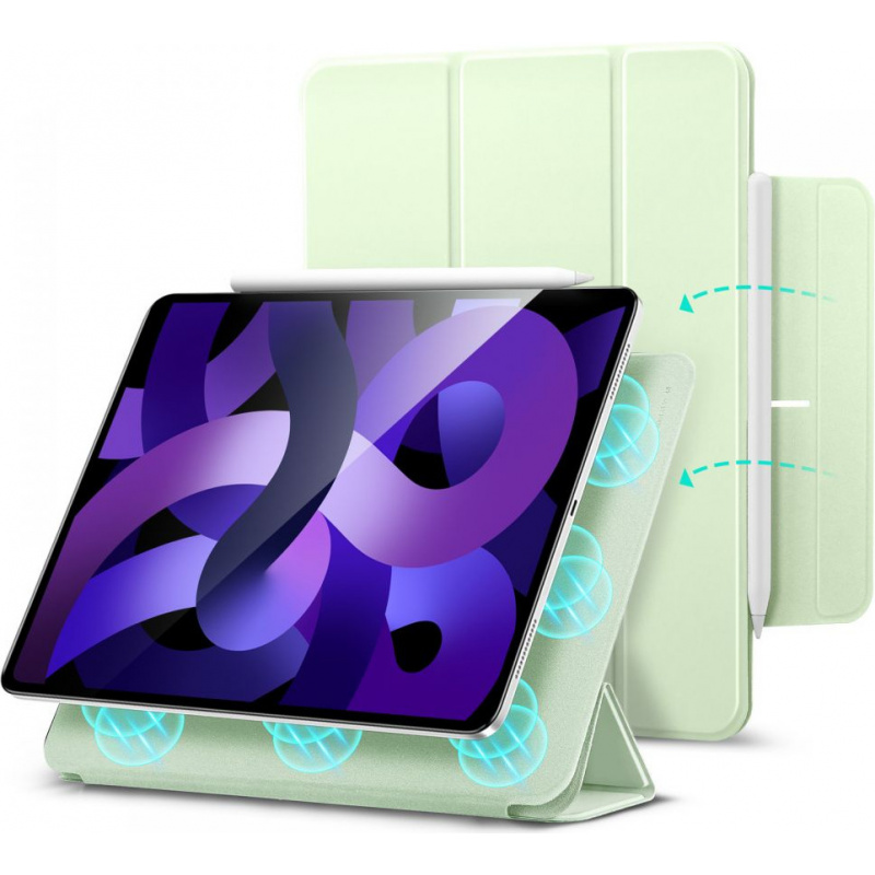 ESR Distributor - 4894240134207 - ESR486MNTGRN - ESR Rebound Magnetic Apple iPad Air 10.9 2020/2022 4, 5 Gen Mint Green - B2B homescreen