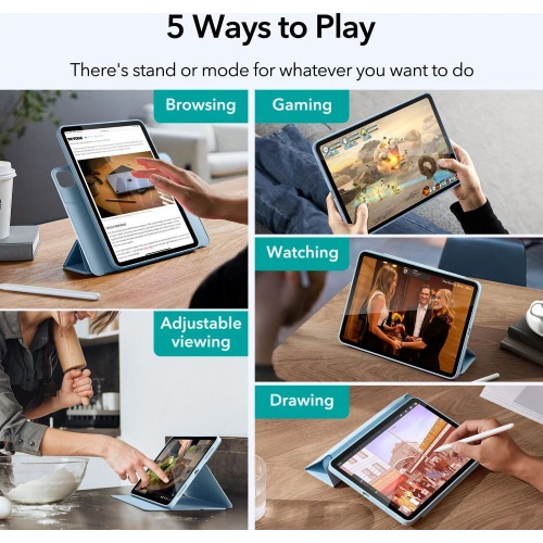 Etui ESR Rebound Hybrid Apple iPad Air 10.9 2020/2022 (4. i 5. generacji) / iPad Air 11 2024 (6. generacji) Frosted Green