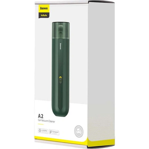 Bezprzewodowy odkurzacz samochodowy Baseus A2 5000Pa (zielony)