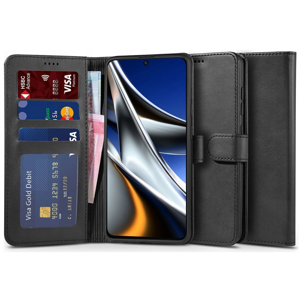 Hurtownia GSM - Etui Tech-Protect Wallet POCO X4 Pro 5G černé - THP916BLK - {ean13} - Hurt