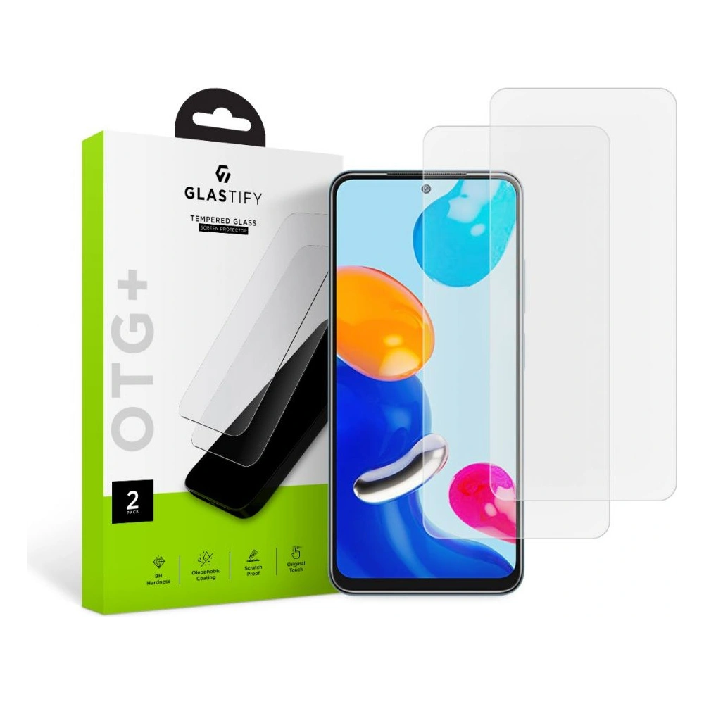Hurtownia GSM - Tvrzené sklo Glastify OTG+ Redmi Note 11/11S Clear [2 PACK] - GST013 - {ean13} - Hurt