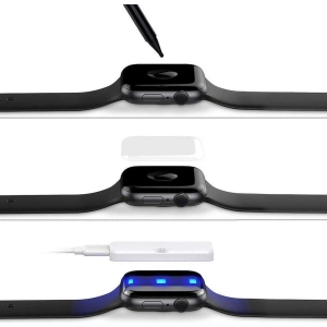 Hurtownia GSM - Tvrzené sklo Glastify UVTG+ Apple Watch 4/5/6/7/SE/8/9 40/41mm [2 PACK] - GST014 - {ean13} - Hurt