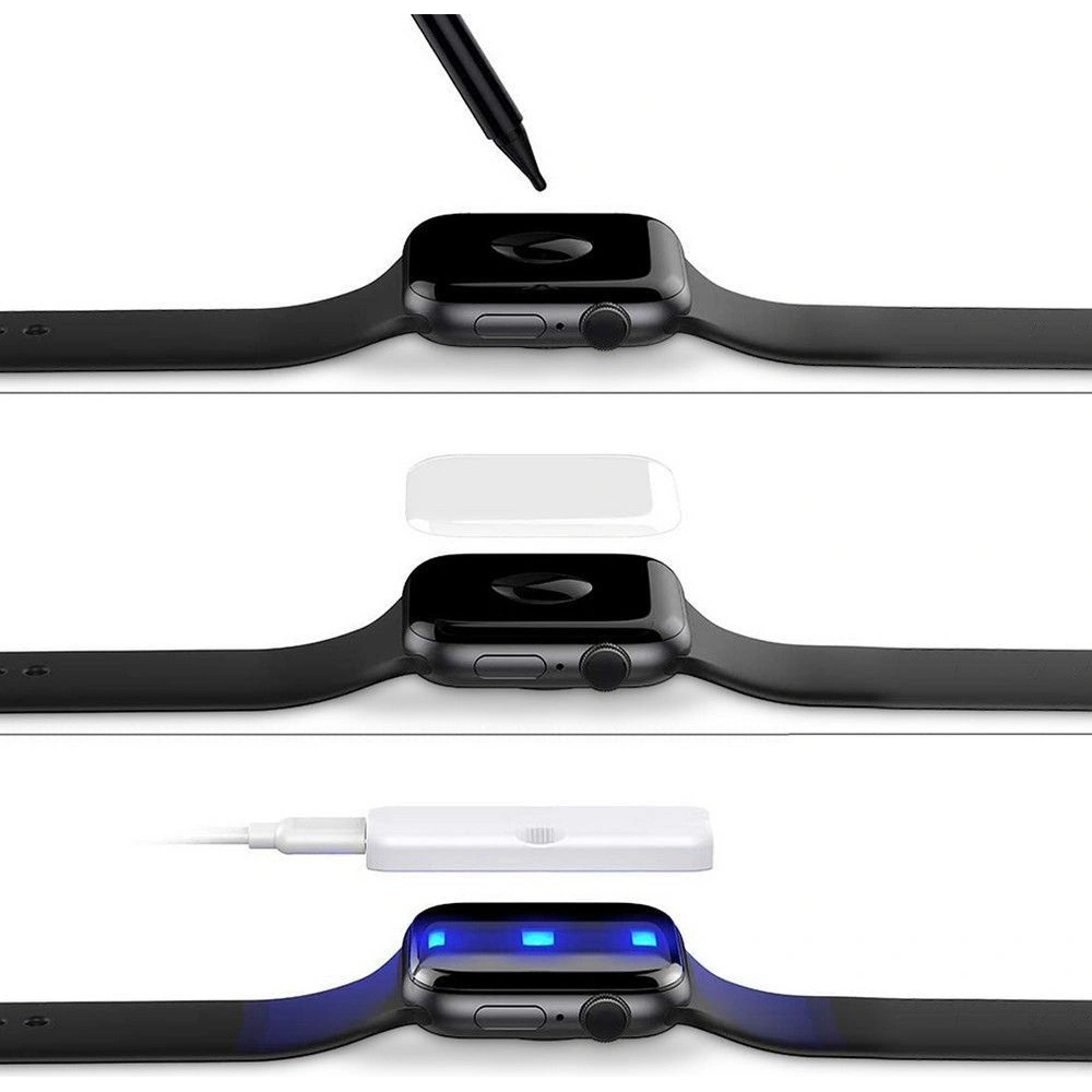 Hurtownia GSM - Tvrzené sklo Glastify UVTG+ Apple Watch 4/5/6/7/SE/8/9 40/41mm [2 PACK] - GST014 - {ean13} - Hurt
