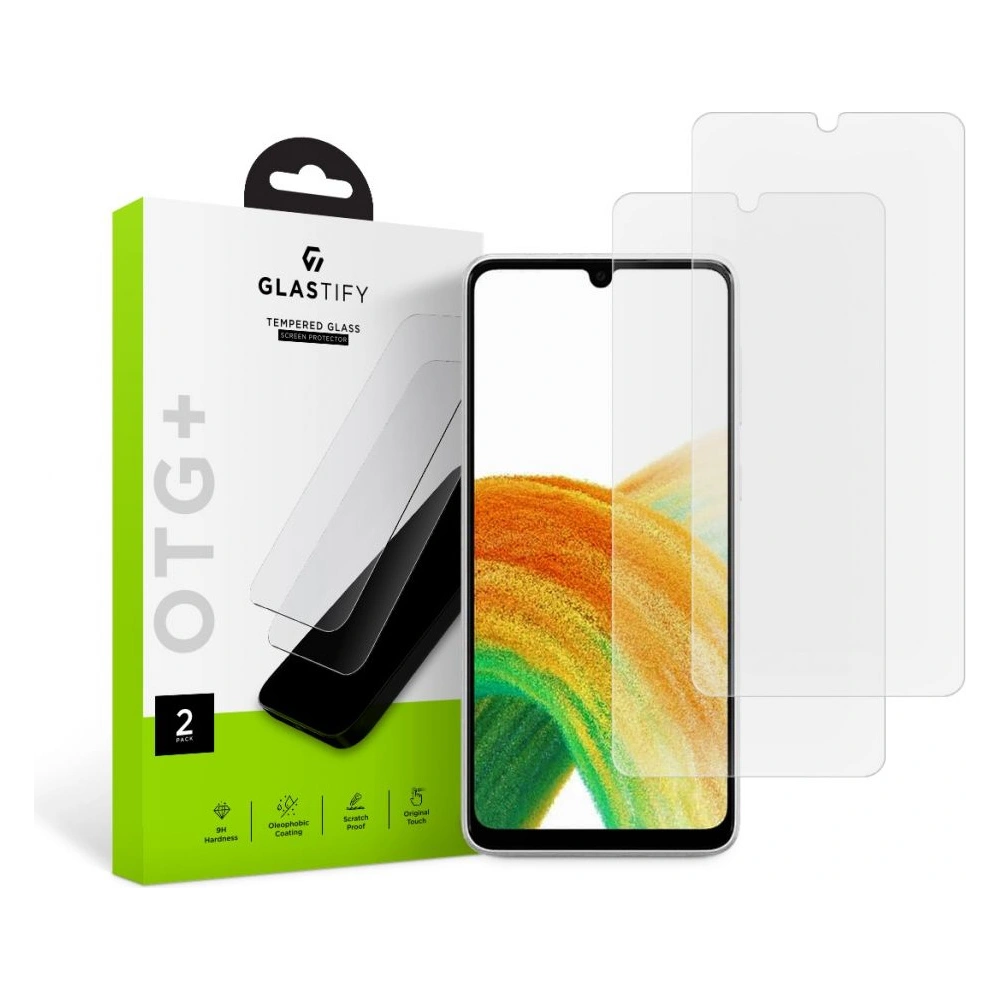 Hurtownia GSM - Tvrzené sklo Glastify OTG+ Samsung Galaxy A33 5G Clear [2 PACK] - GST017 - {ean13} - Hurt