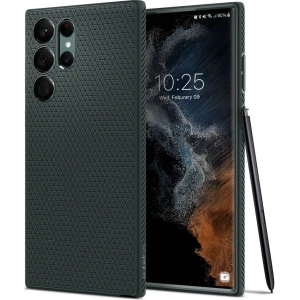 Hurtownia GSM - Etui Spigen Liquid Air Samsung Galaxy S22 Ultra Abyss Green - SPN2210ABYGRN - {ean13} - Hurt