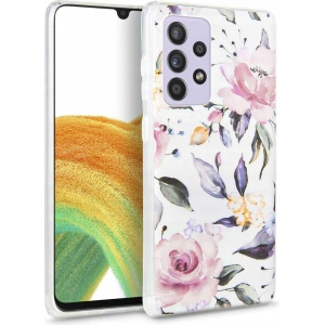 Etui Tech-Protect Floral Samsung Galaxy A33 5G White
