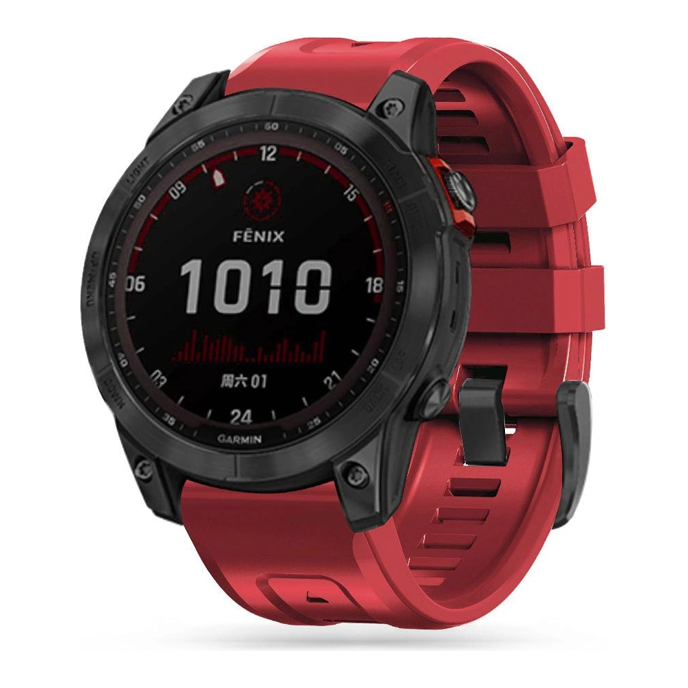 Hurtownia GSM - Pás Tech-Protect Iconband Garmin Fenix 3/3 HR/5X/5X Plus/6X/6X Pro/7X Červený - THP934RED - {ean13} - Hurt
