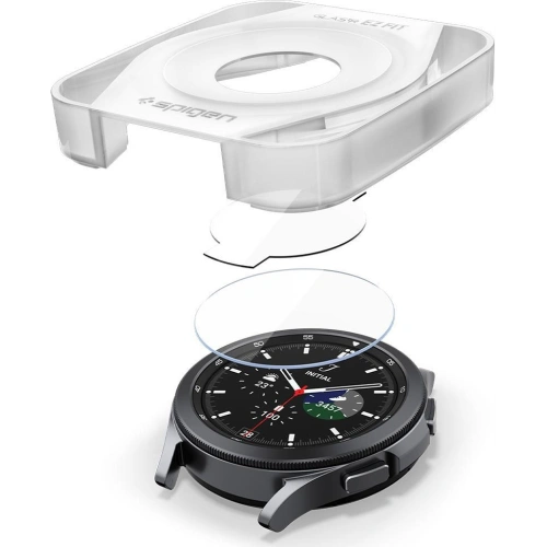 Szkło hartowane Spigen GLAS.tR ez Fit Samsung Galaxy Watch 4 Classic 46mm [2 PACK]