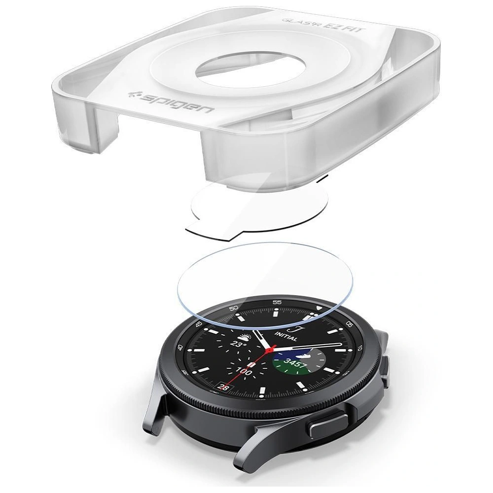Hurtownia GSM - Szkło hartowane Spigen GLAS.tR ez Fit Samsung Galaxy Watch 4 Classic 46mm [2 PACK] - SPN2211 - {ean13} - Hurt