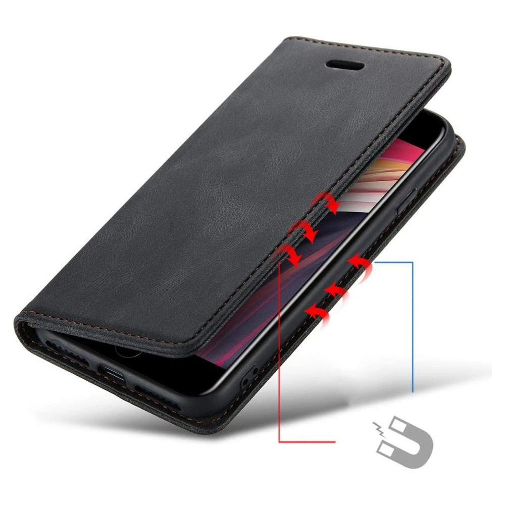 Hurtownia GSM - Etui Tech-Protect Wallet Apple iPhone SE 2022/SE 2020/8/7 tmavě šedá - THP941GRY - {ean13} - Hurt