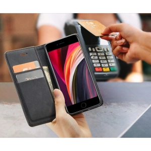 Hurtownia GSM - Case Tech-Protect Wallet Apple iPhone SE 2022/SE 2020/8/7 Dunkelgrau - THP941GRY - {ean13} - Hurt