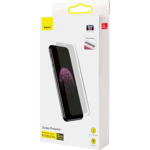 Szkło prywatyzujące 0.3mm Baseus SGBL061502 Privacy Apple iPhone 11 Pro/XS/X
