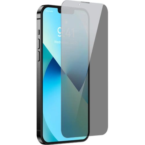 Szkło prywatyzujące 0.3mm Baseus SGBL061302 Privacy Apple iPhone 16e / 14 / 13 / 13 Pro [2 PACK]