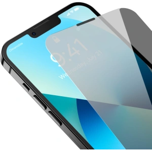 Szkło prywatyzujące 0.3mm Baseus SGBL061302 Privacy Apple iPhone 16e / 14 / 13 / 13 Pro [2 PACK]