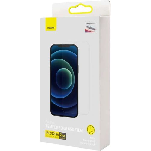 Szkło hartowane 0.3mm Baseus SGBL060702 Apple iPhone 12/12 Pro [2 PACK]