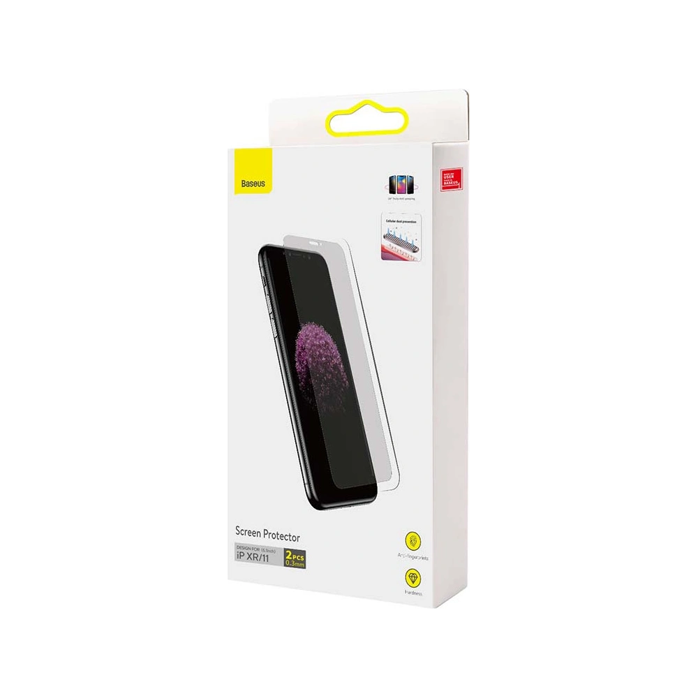Hurtownia GSM - Szkło prywatyzujące 0.3mm Baseus SGBL060502 Privacy Apple iPhone 11/XR [2 PACK] - BSU3208 - {ean13} - Hurt