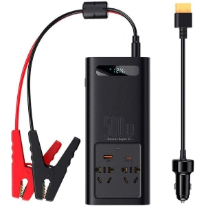 Wholesale Baseus Power Inverter 500W (220V CN/EU) Black - BSU3213BLK - {ean13} - Hurt