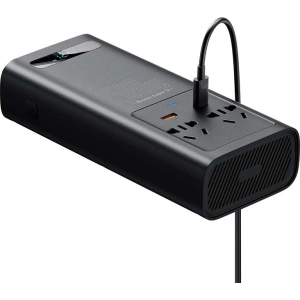 Hurtownia GSM - Inwerter samochodowy Baseus 500W, 220V, CN/EU (czarny) - BSU3213BLK - {ean13} - Hurt