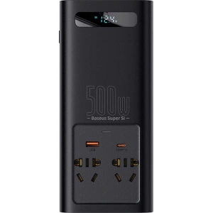 Wholesale Baseus Power Inverter 500W (220V CN/EU) Black - BSU3213BLK - {ean13} - Hurt