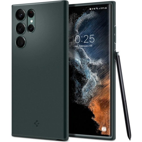 Etui Spigen Thin Fit Samsung Galaxy S22 Ultra Abyss Green