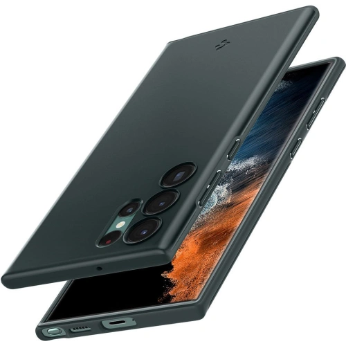 Etui Spigen Thin Fit Samsung Galaxy S22 Ultra Abyss Green
