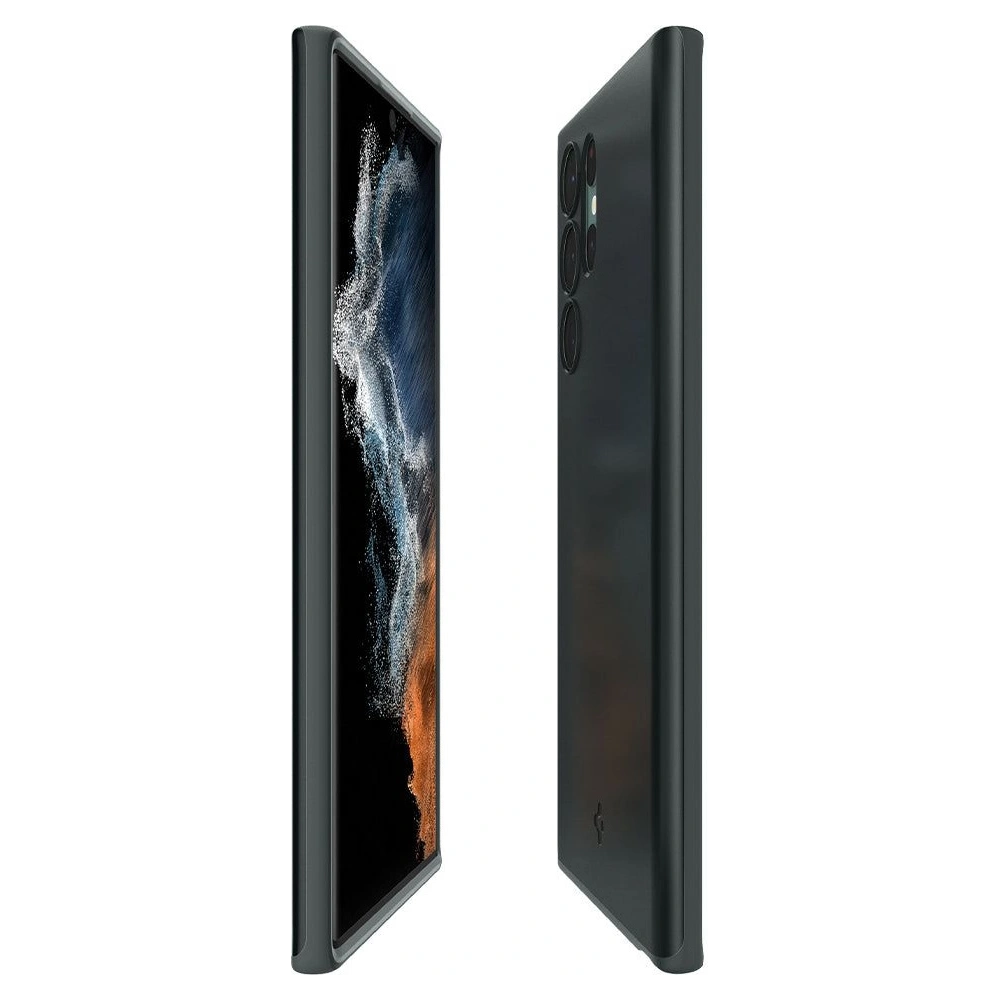 Hurtownia GSM - Etui Spigen Thin Fit Samsung Galaxy S22 Ultra Abyss Green - SPN2214ABYGRN - {ean13} - Hurt