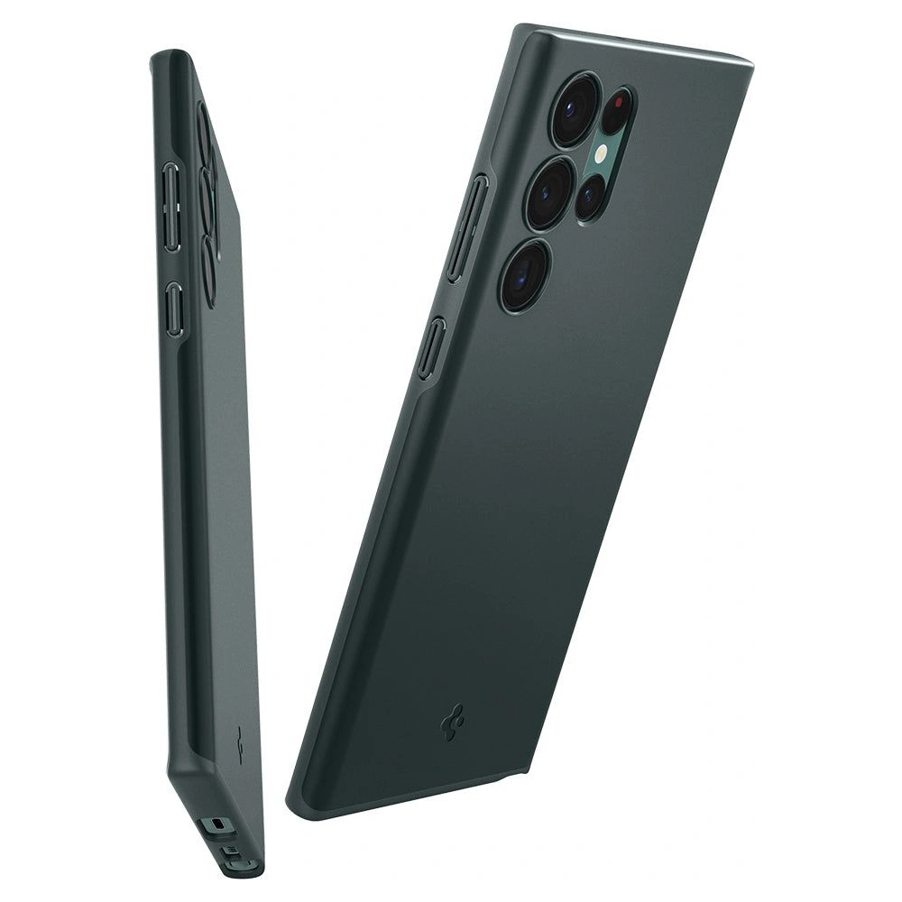 Hurtownia GSM - Etui Spigen Thin Fit Samsung Galaxy S22 Ultra Abyss Green - SPN2214ABYGRN - {ean13} - Hurt