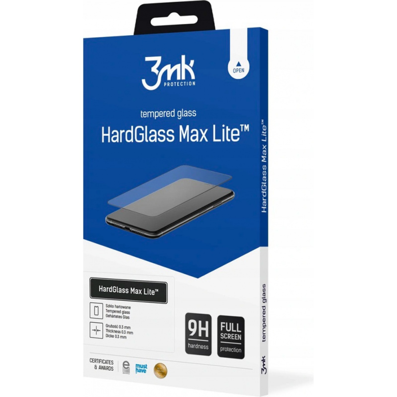 3MK Distributor - 5903108465045 - 3MK2940BLK - 3MK HardGlass Max Lite Oppo Find X5 Lite black - B2B homescreen