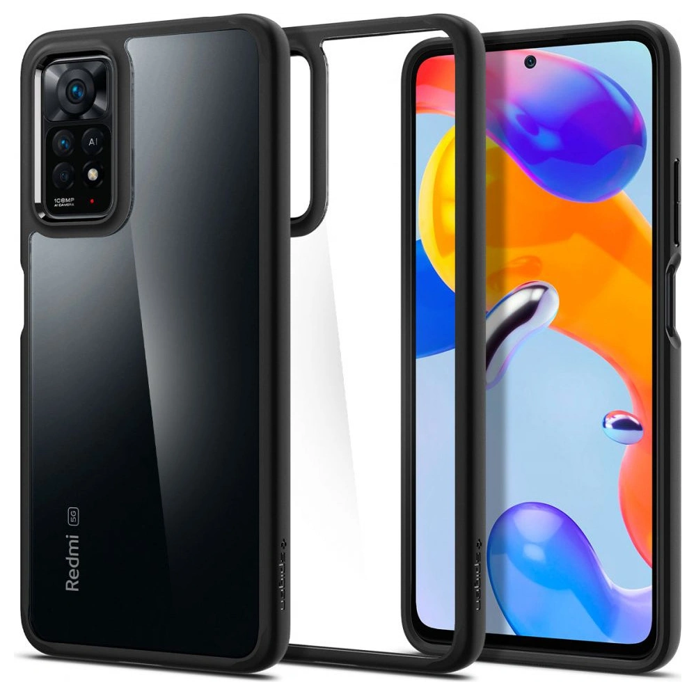 Hurtownia GSM - Etui Spigen Ultra Hybrid Redmi Note 11 Pro LTE/5G Matná Černá - SPN2216BLK - {ean13} - Hurt