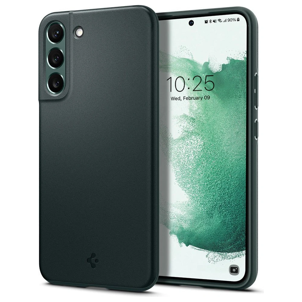 Wholesale Spigen Thin Fit Samsung Galaxy S22+ Plus Abyss Green - SPN2217ABYGRN - {ean13} - Hurt