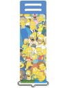 Pasek Samsung Galaxy Z Flip 3 GP-TOF711HO3YW do etui Silicone Cover z paskiem Simpsons niebieski/blue