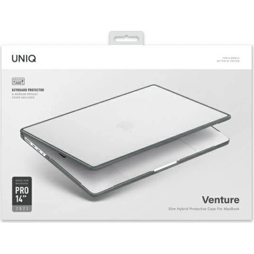 Etui UNIQ Venture Apple MacBook Pro 14" 2021-2025 (M1/M2/M3/M4/M5) szary/charcoal frost grey
