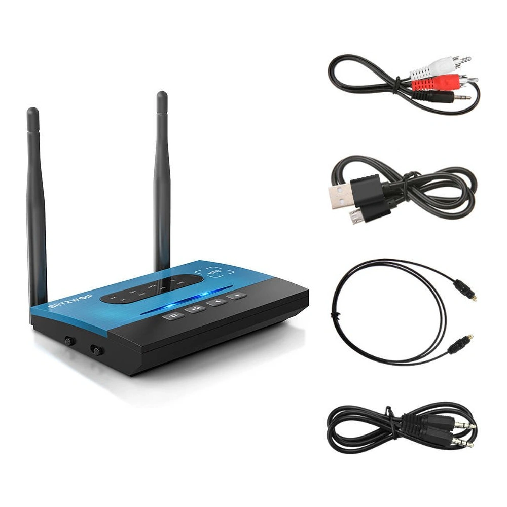 Hurtownia GSM - Transmiter/Přijímač Bluetooth 5.0 BlitzWolf BW-BR7, NFC - BLZ476 - {ean13} - Hurt