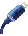 Hurtownia GSM - Kabel USB-C do Lightning Baseus Crystal, 20W, 1.2m (niebieski) - BSU3214BLU - {ean13} - Hurt