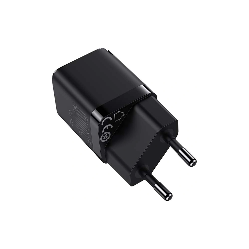 Hurtownia GSM - Nabíječka Baseus GaN3 USB-C 30W (černá) - BSU3215BLK - {ean13} - Hurt
