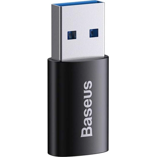 Hurtownia Baseus - 6932172605797 - BSU3218BLK - Adapter USB-A do USB-C Baseus Ingenuity OTG (czarny) - B2B homescreen