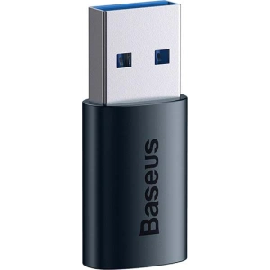 Adapter USB-A do USB-C Baseus Ingenuity OTG (niebieski)