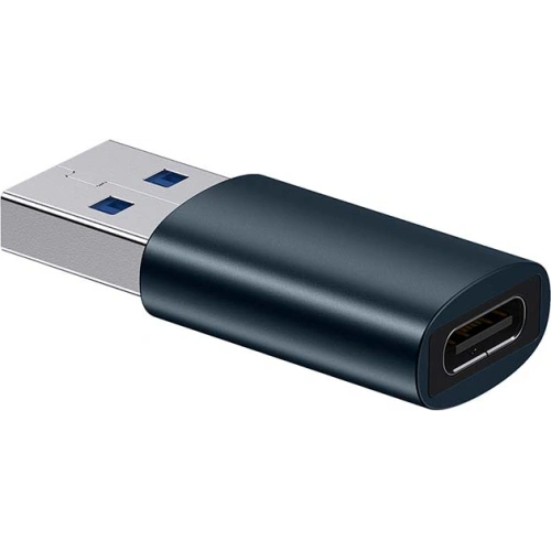 Adapter USB-A do USB-C Baseus Ingenuity OTG (niebieski)