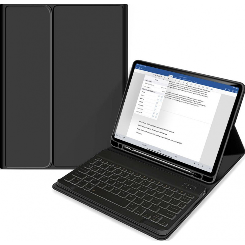 Tech-Protect Distributor - 9589046920974 - THP951BLK - Tech-Protect SC Pen + Keyboard Apple iPad Pro 11 2020/2021 2, 3 Gen Black - B2B homescreen