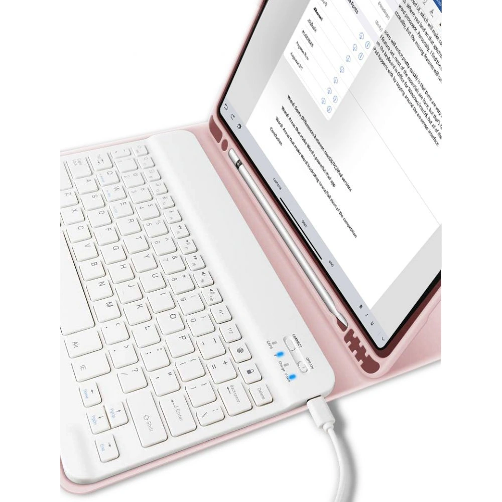 Hurtownia GSM - Etui Tech-Protect SC Pen + Klávesnice Apple iPad Pro 11 2020/2021 (2. a 3. generace) Růžová - THP952PNK - {ean13} - Hurt