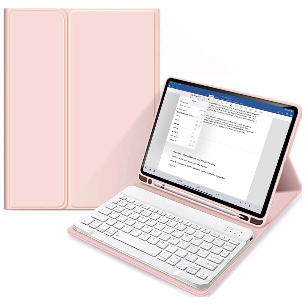 Hurtownia GSM - Etui Tech-Protect SC Pen + Klávesnice Apple iPad Air 10.9 2020/2022 (4. a 5. generace) / iPad Air 11 2024 (6. generace) Růžová - THP954PNK - {ean13} - Hurt