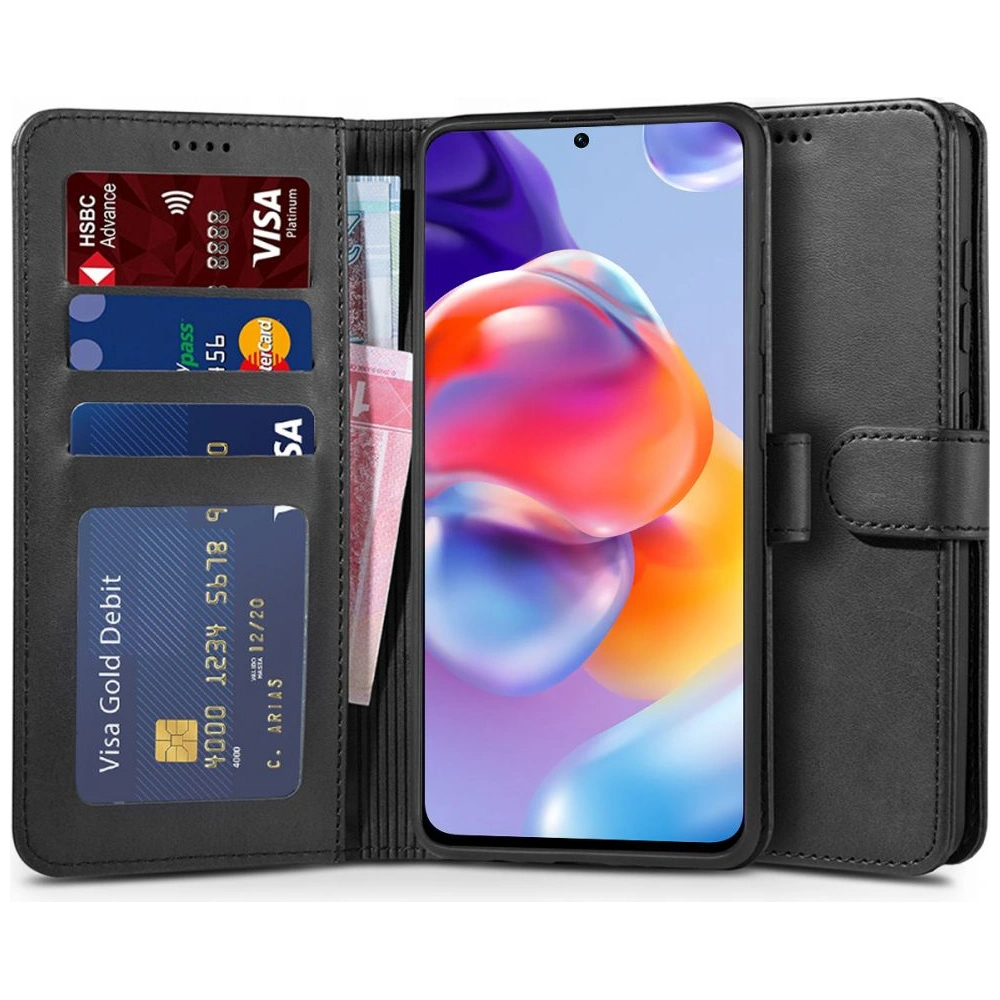 Hurtownia GSM - Etui Tech-Protect Wallet Redmi Note 11 Pro+ Plus 5G Černé - THP959BLK - {ean13} - Hurt