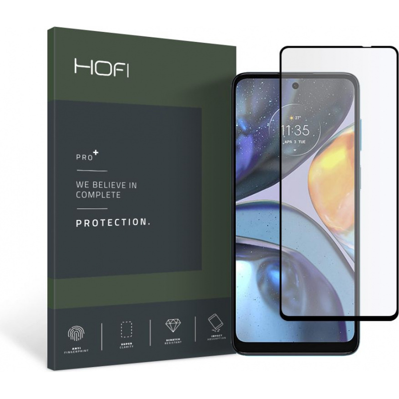 Hofi Distributor - 9589046921872 - HOFI214BLK - Hofi Glass Pro+ Motorola Moto G22 Black - B2B homescreen