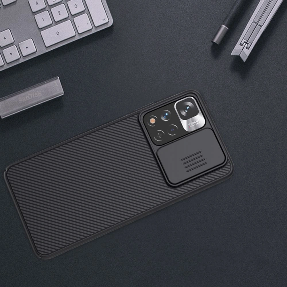Hurtownia GSM - Etui Nillkin Camshield Redmi Note 11 Pro+ Plus 5G černé - NLK350BLK - {ean13} - Hurt