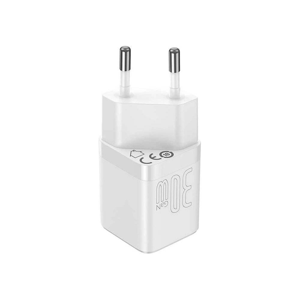 Hurtownia GSM - Ładowarka sieciowa Baseus GaN3 USB-C 30W (biała) - BSU3222WHT - {ean13} - Hurt