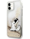 Hurtownia GSM - Case Karl Lagerfeld KLHCN61GCFD Apple iPhone 11 gold/hartschale Liquid Glitter Choupette Fun - KLD902GLD - {ean13} - Hurt