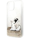 Hurtownia GSM - Case Karl Lagerfeld KLHCN61GCFD Apple iPhone 11 gold/hartschale Liquid Glitter Choupette Fun - KLD902GLD - {ean13} - Hurt